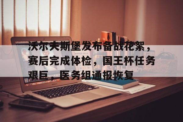 开云注册入口-关于沃尔夫斯堡发布备战花絮，赛后完成体检，国王杯任务艰巨，医务组通报恢复的信息